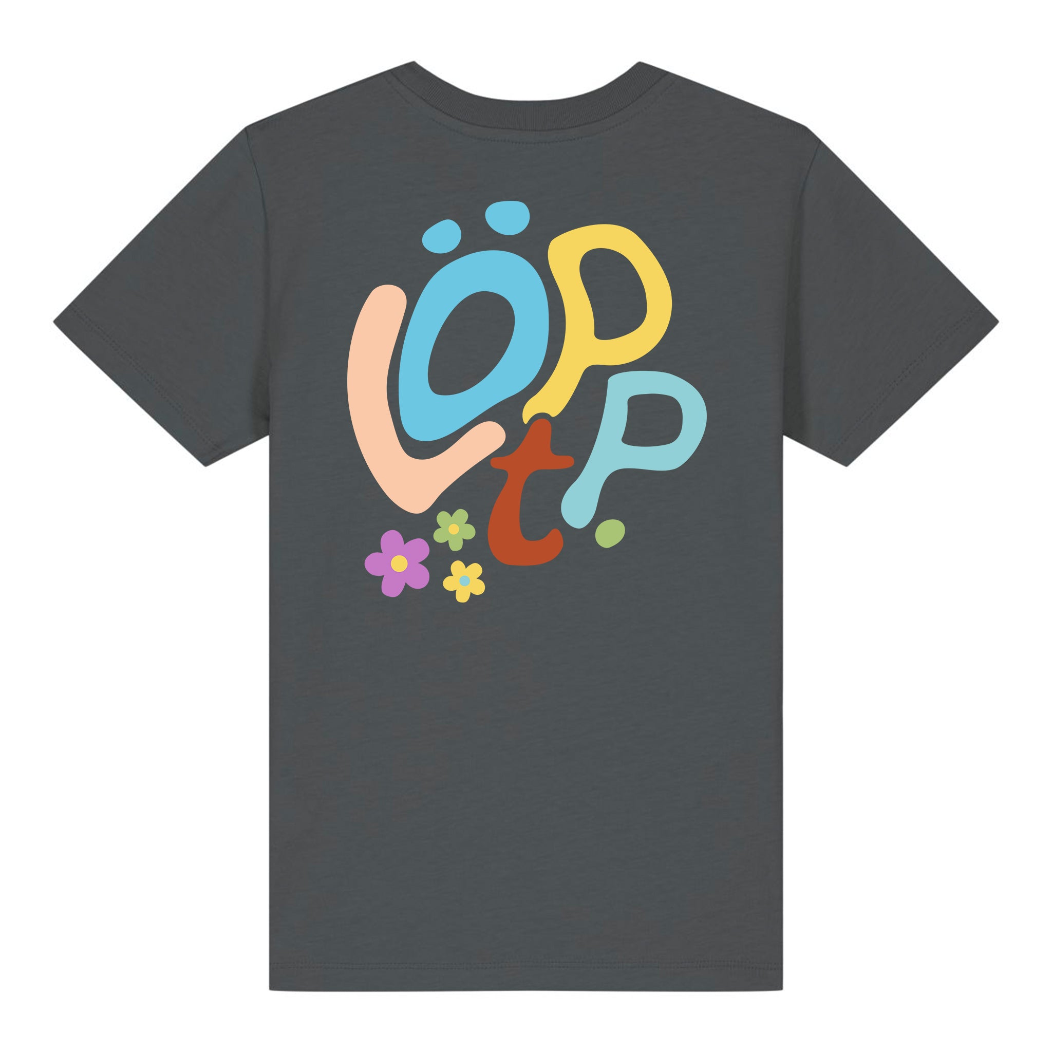 #Löppt Flower | Kinder Bio T-Shirt