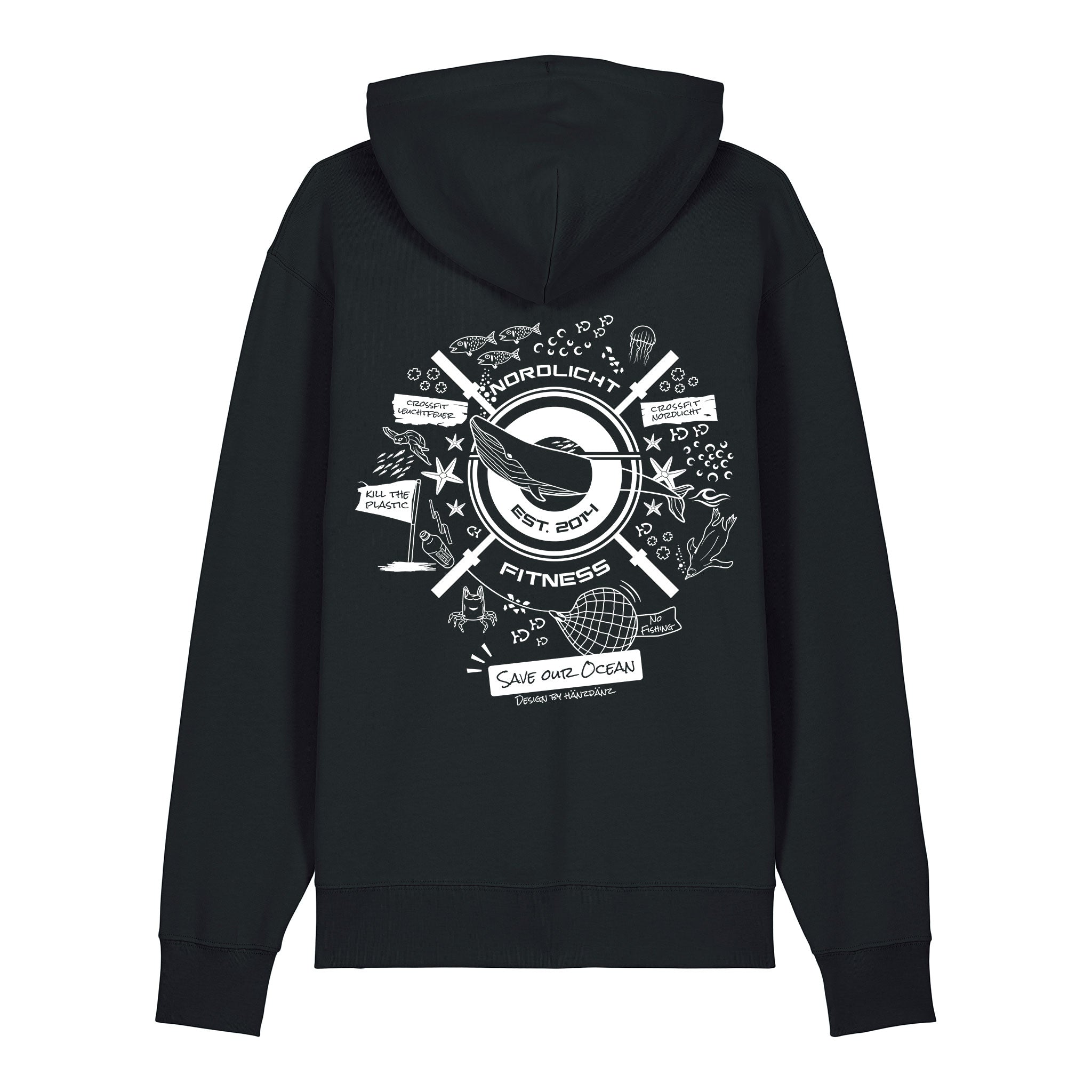 #Nordlicht Ocean | Unisex Bio Hoodie