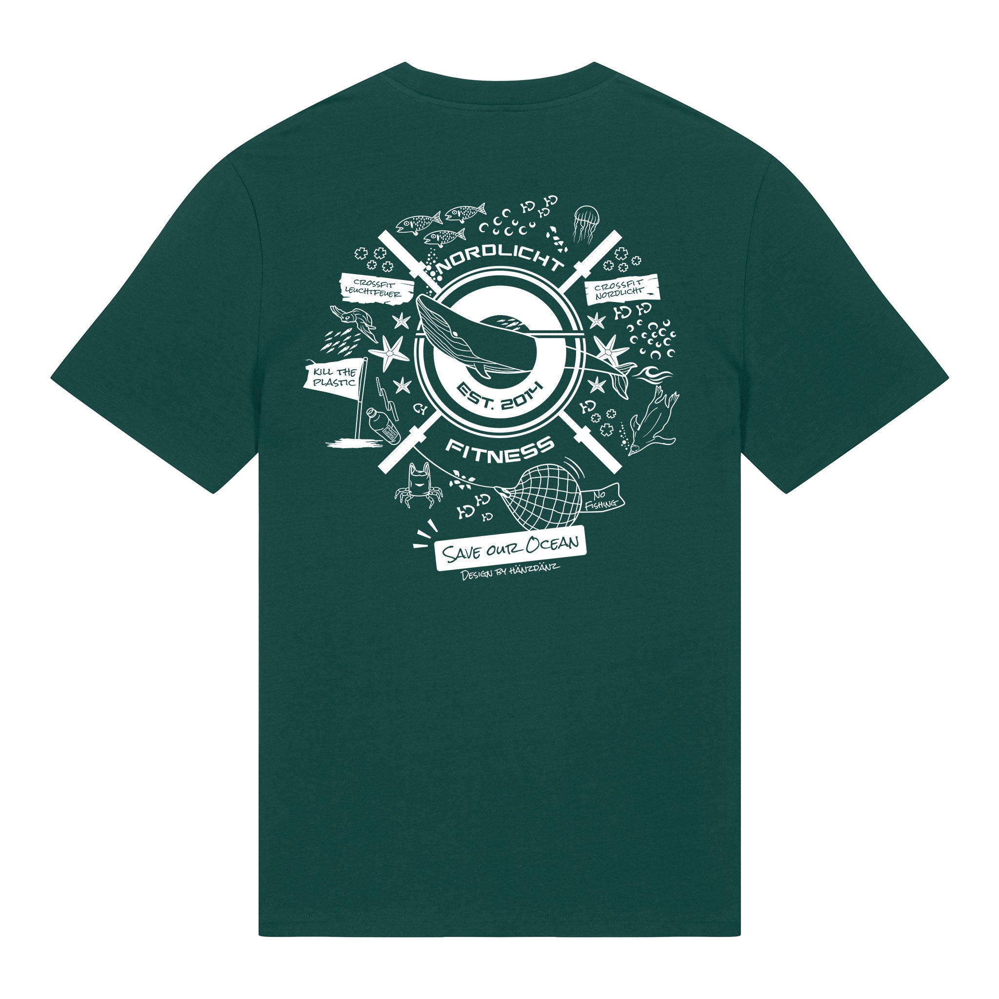 #Nordlicht Ocean | Unisex Bio T-Shirt