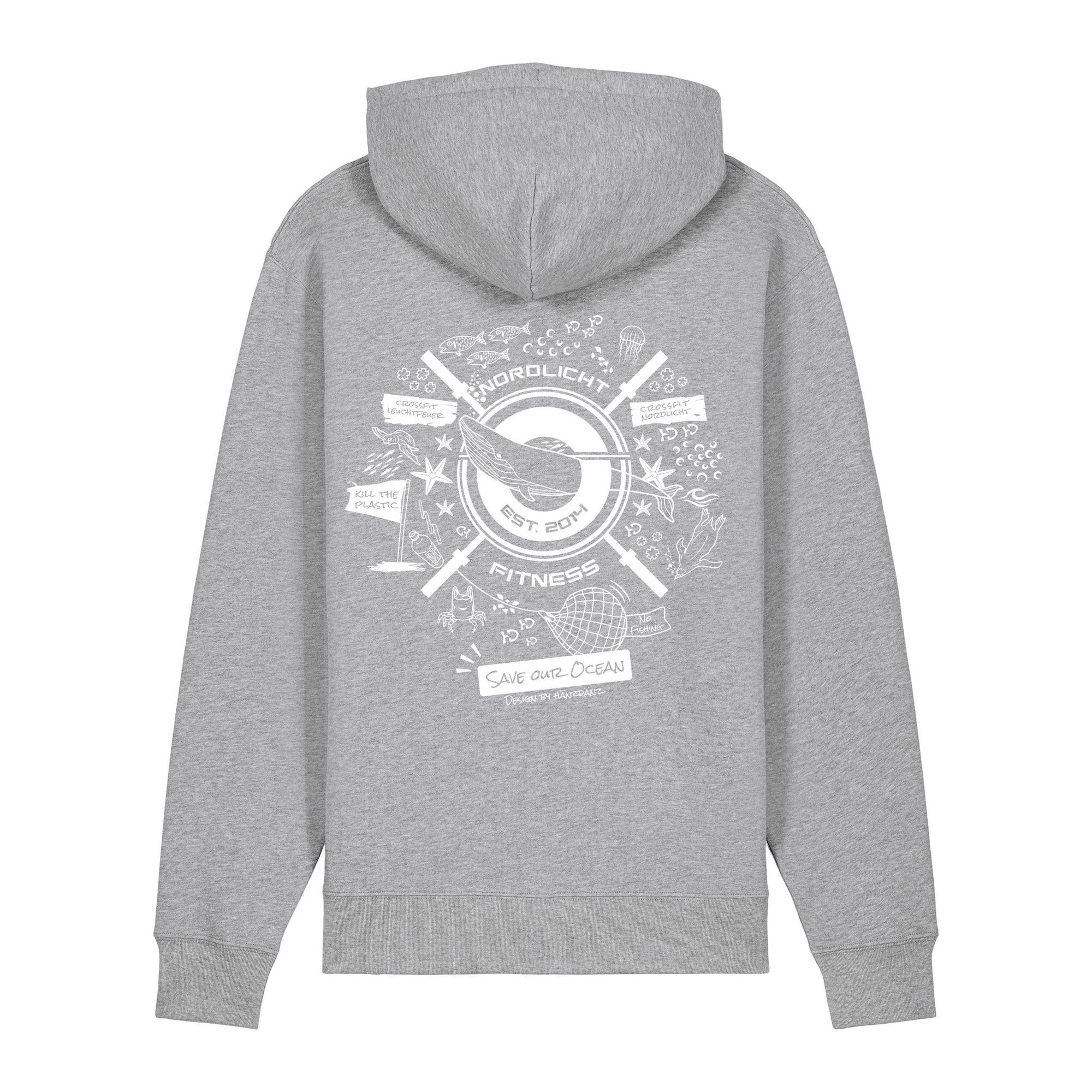 #Nordlicht Ocean | Unisex Bio Hoodie
