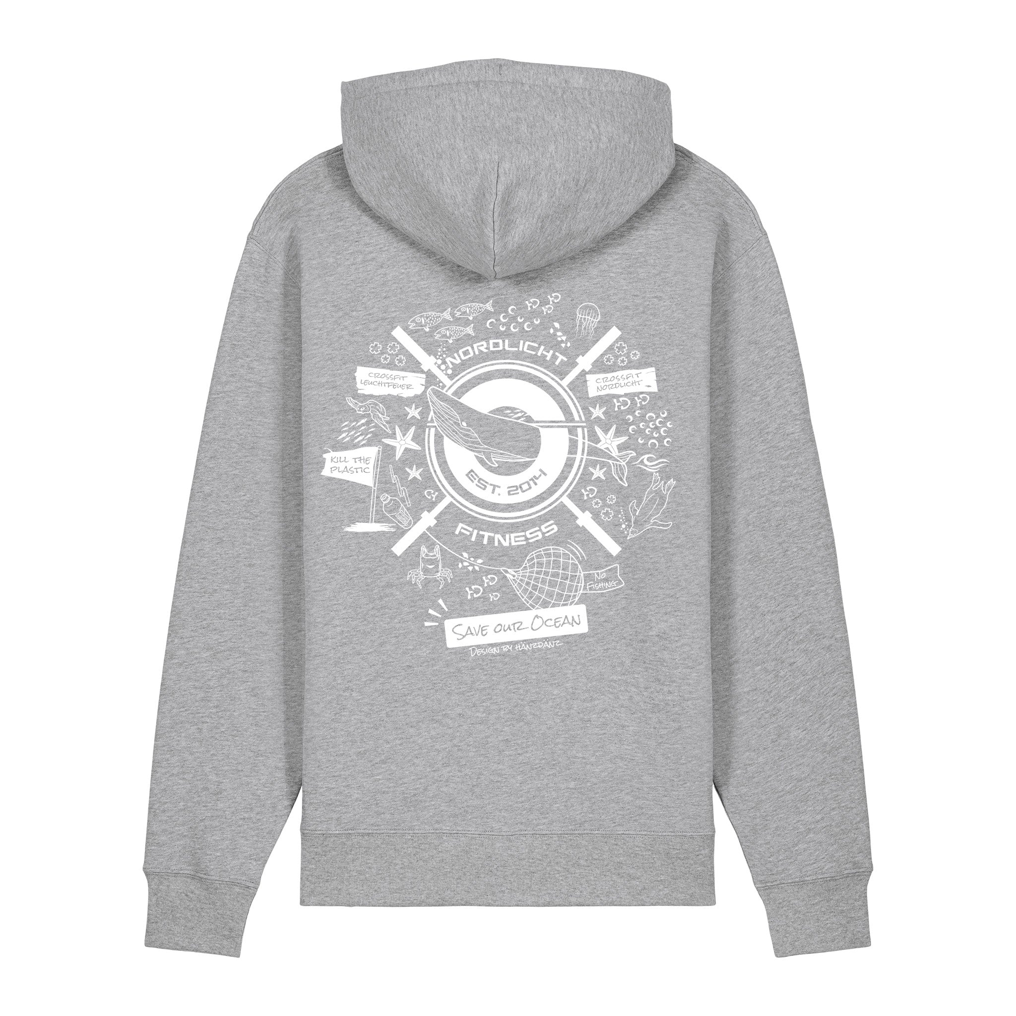 #Nordlicht Ocean | Unisex Bio Hoodie