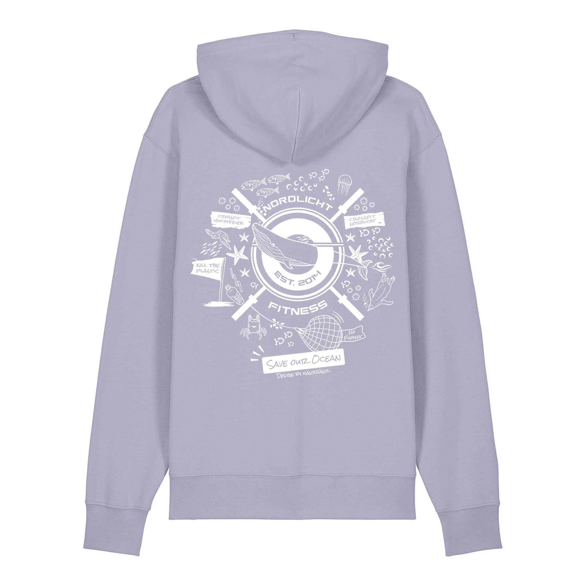 #Nordlicht Ocean | Unisex Bio Hoodie