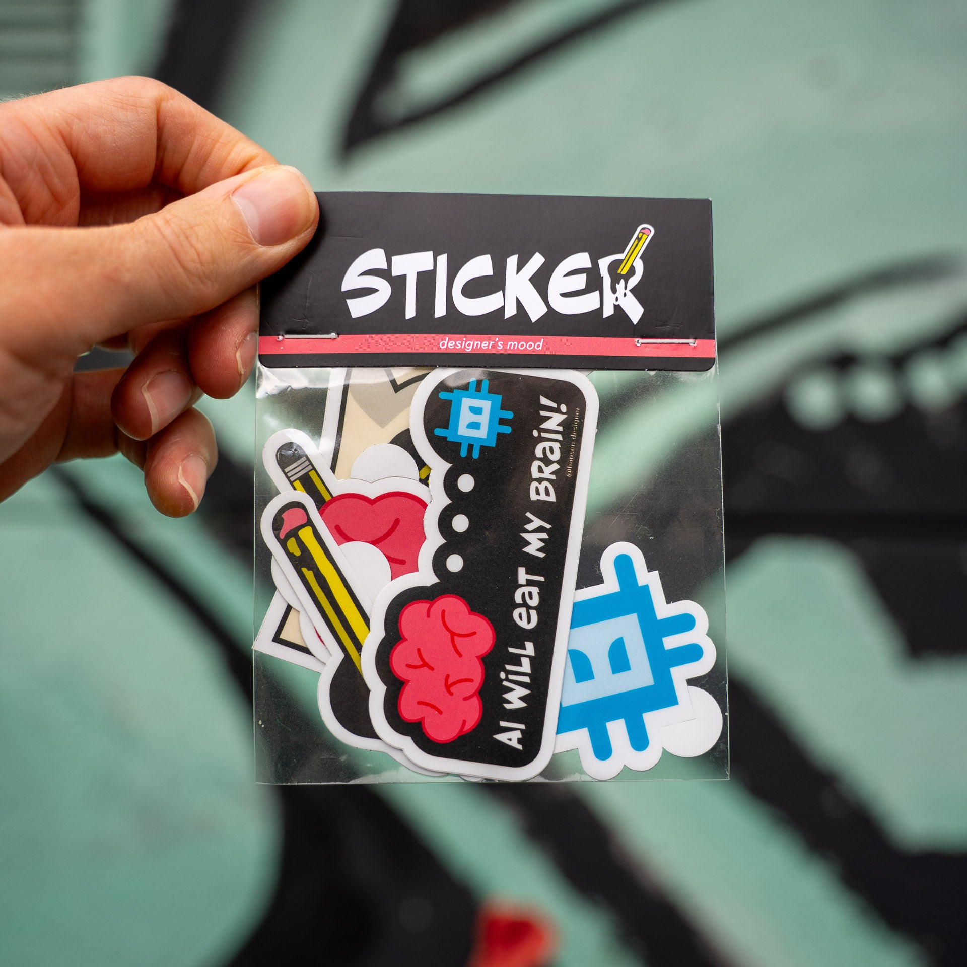 #sticker designers mood (5 Stk.)