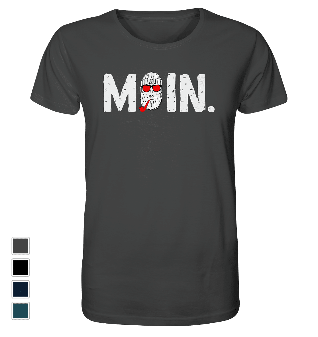 #MOIN. (rot) | Männer Bio T-Shirt - Produktbild