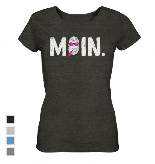 #MOIN. (pink) | Frauen Bio T-Shirt (meliert) - Produktbild