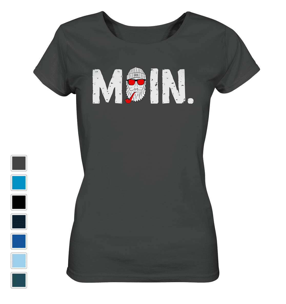 #MOIN. (rot) | Frauen Bio T-Shirt - Produktbild