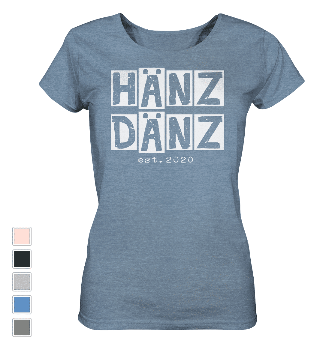 #HÄNZDÄNZ | Frauen Bio T-Shirt (meliert) - Produktbild