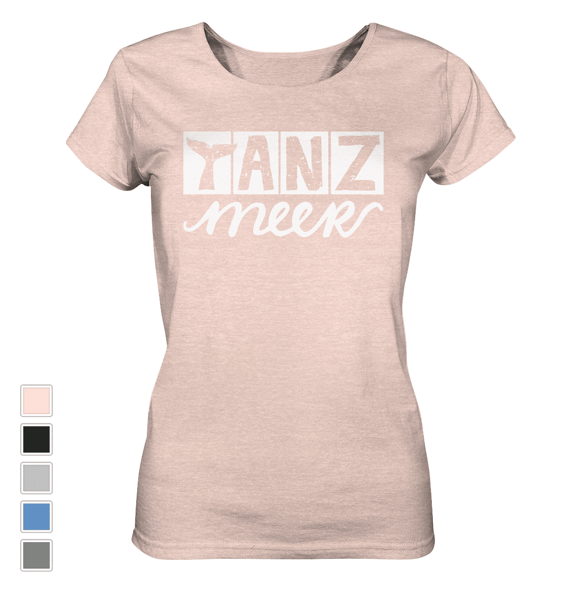 #TANZmeer | Frauen Bio T-Shirt (meliert) - Produktbild