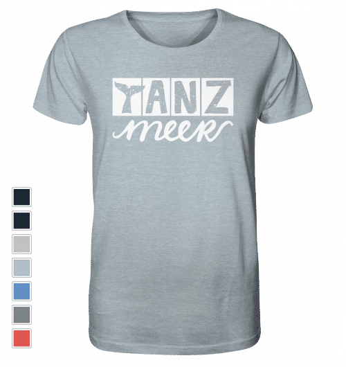 #TANZmeer | Männer Bio T-Shirt (meliert) - Produktbild